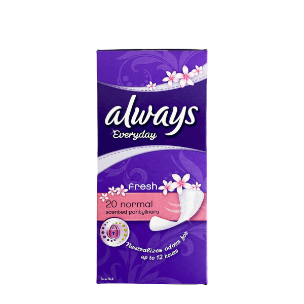 Always Everyday Fresh Normal Inlegkruisjes 20 stuks