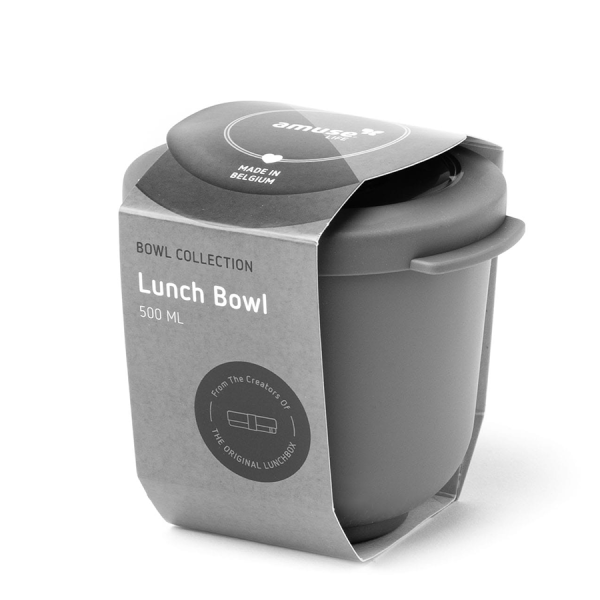 Amuse Life Lunch Bowl mit Lid Gray 500ml