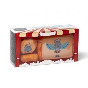 Amuse Lunch Set Animal Carnival Hippo