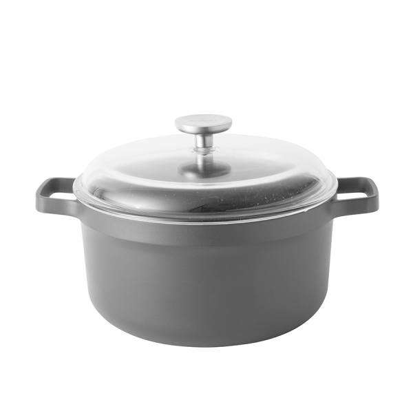BergHOFF GEM Kookpot Met Deksel Zwart Ø24cm