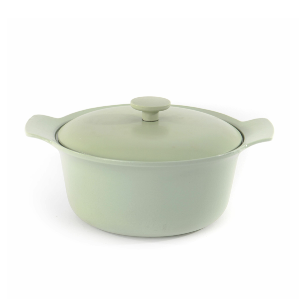 BergHOFF Ron Cooking Pot mit Abdeckung Gusseisen Grün Ø24cm