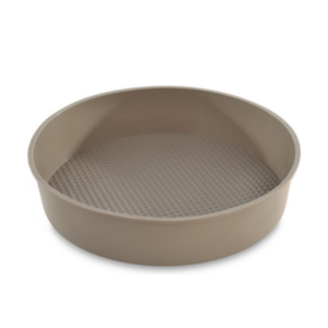 BergHOFF Studio Cakevorm Rond Wafelpatroon Silicone Beige 27,5×27,5x6cm