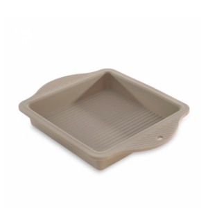 BergHOFF Studio Cakevorm Vierkant Silicone Beige 28,5×22,5x4cm