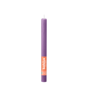 Bolsius Dinerkaars Rustiek Helder Violet 270/23mm