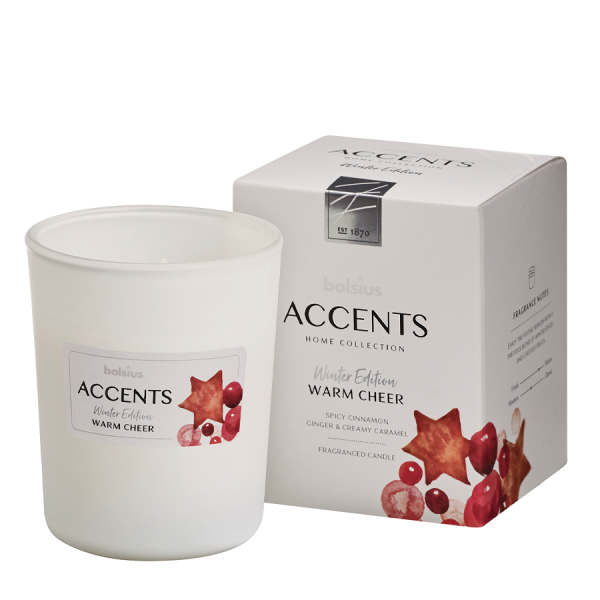 Bolsius Verre parfumé Accents chaud Cheer 92/76mm