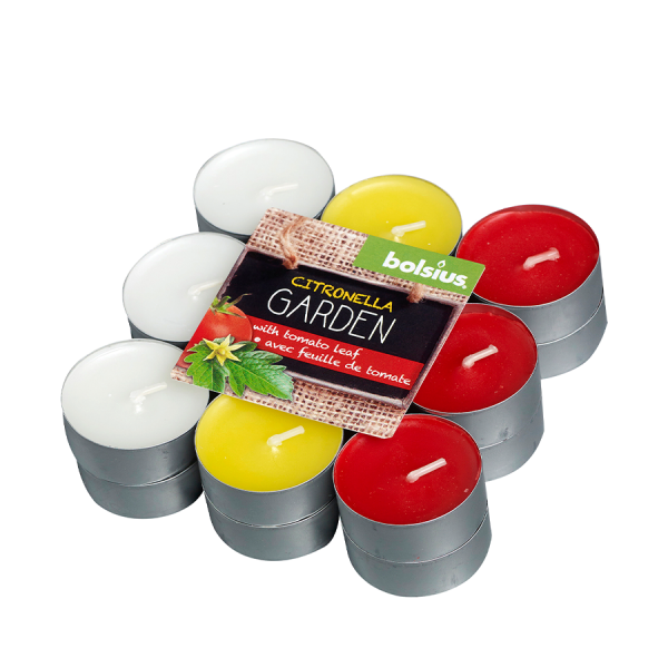 Bolsius Geurtheelicht Citronella Garden 18 pieces