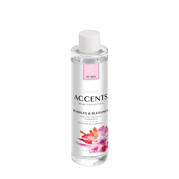 Bolsius Accents d'épandeur parfumés Bubbles & Blessures Recharge 200ml