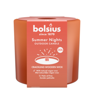 Bolsius Outdoor Glas Summer Nights Terracotta 62/106mm