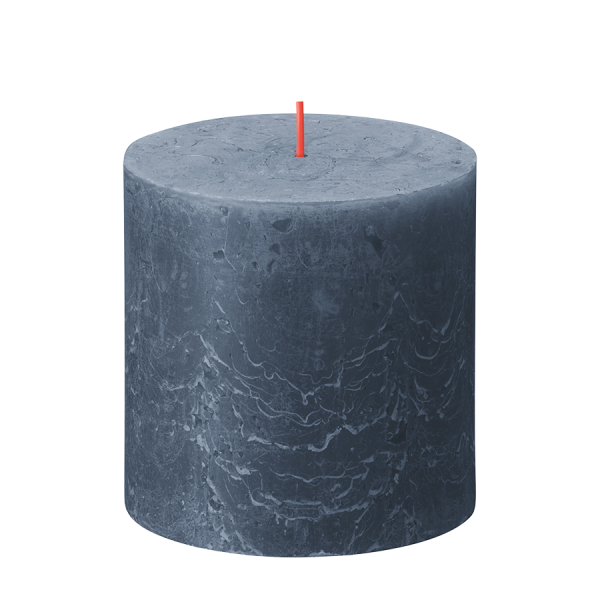 Bolsius Rustic Bluntcandle Twilight blue 100/100mm