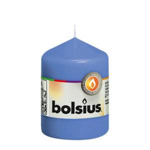 Bolsius Stompkaars Korenbloemblauw 80/58mm