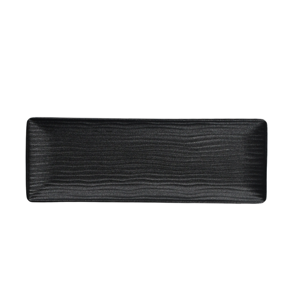 Cark Serving dish Ripple Black 31x11cm