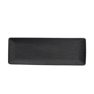 Cark Serveerschaal Ripple Black 38x13cm