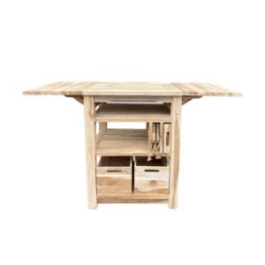 Dutch Barbecuetafel Teak 129,5×59,5x80cm