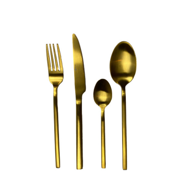 Gemeo Ensemble de couverts Rakin Gold Mat 16 pièces