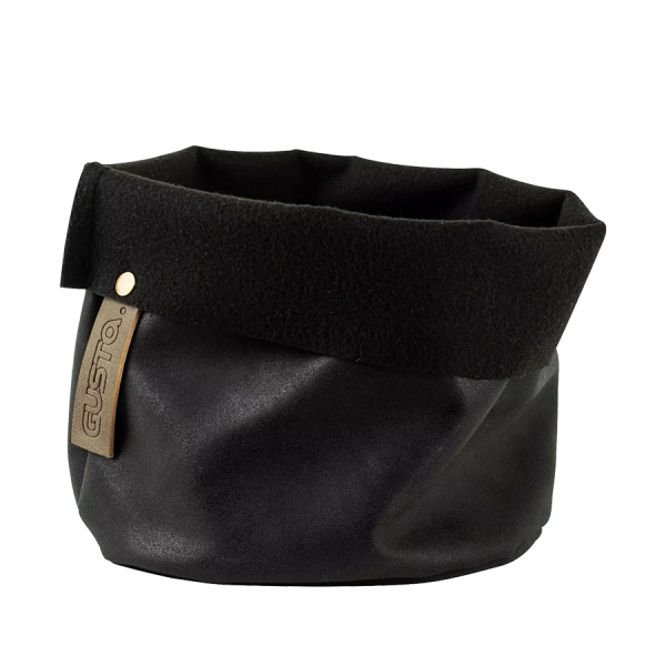 Gusta Storage bag Black Ø18x18cm