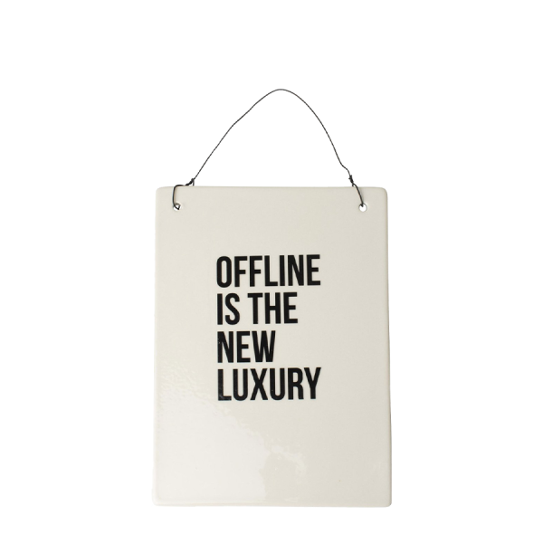 Gusta Wall plate Offline 14x19cm