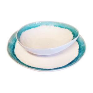 Impressionen Living Serviesset Turquoise 12-delig