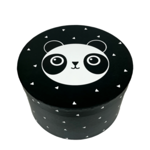 J-Line Opbergdozen Panda Ø32x18cm 3-delig
