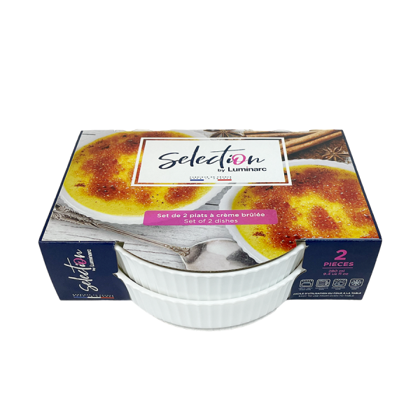 Luminarc Selection Crème Brûlée Scales 14,5x14x3cm 2 pieces