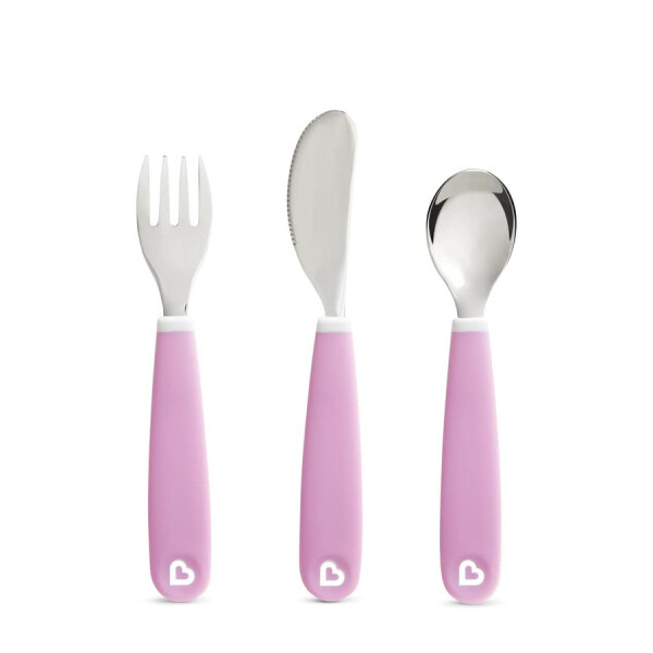 Munchkin Splash Kleinkind Besteck Set Purple 3 Stück