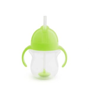 Munchkin Tip & Sip Straw Cup Weighted 207ml Groen