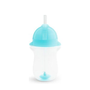 Munchkin Tip & Sip Straw Cup Weighted 296ml Blauw