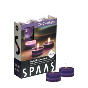 Spaas Geurtheelicht Clearlights Joyful Excitement 24 stuks