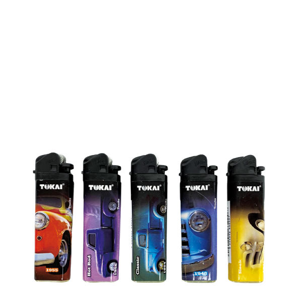 Tokai Aansteker Trucks 5 Stuk 2.5x1x8cm