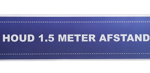 Vloersticker ‘Houd 1,5 meter afstand’
