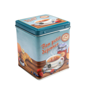 Voorraadblik Bon Petit Déjeuner 7,5×7,5×9,5cm