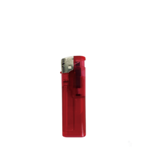 Zafe Aansteker Elektrisch Transparant Rood 2.5x1x8cm